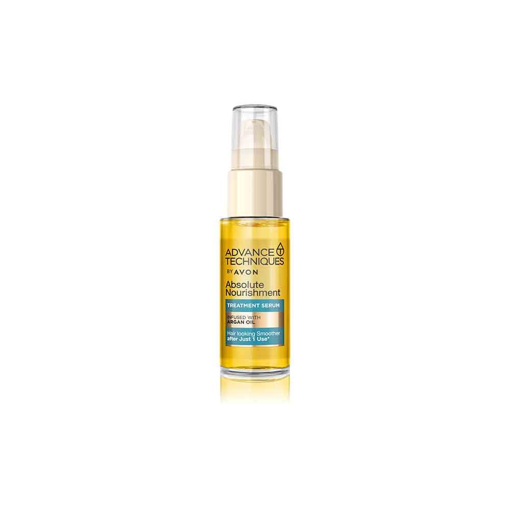 AVON Techniques Avancées application soin cheveux – praticité sans rinçage et facilité de répartition.