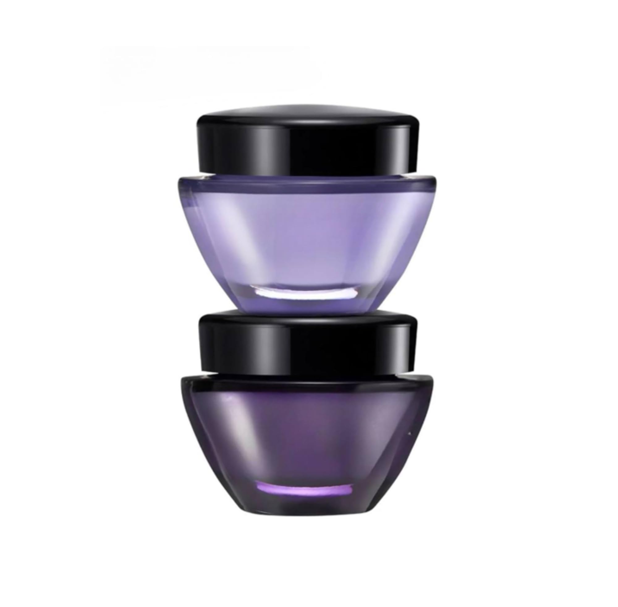 Crèmes AVON Anew Platinum duo jour et nuit pour une peau plus lisse et éclatante.