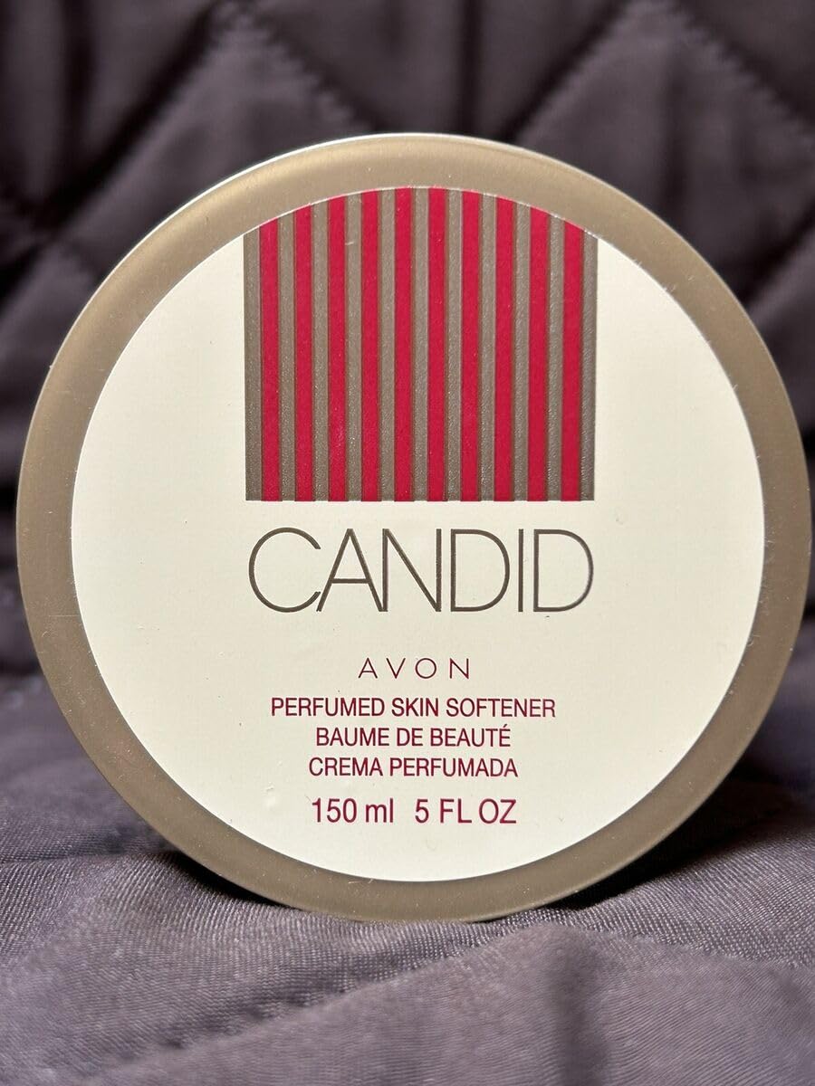 AVON Candid, texture douce sur la peau, utilisation quotidienne recommandée.