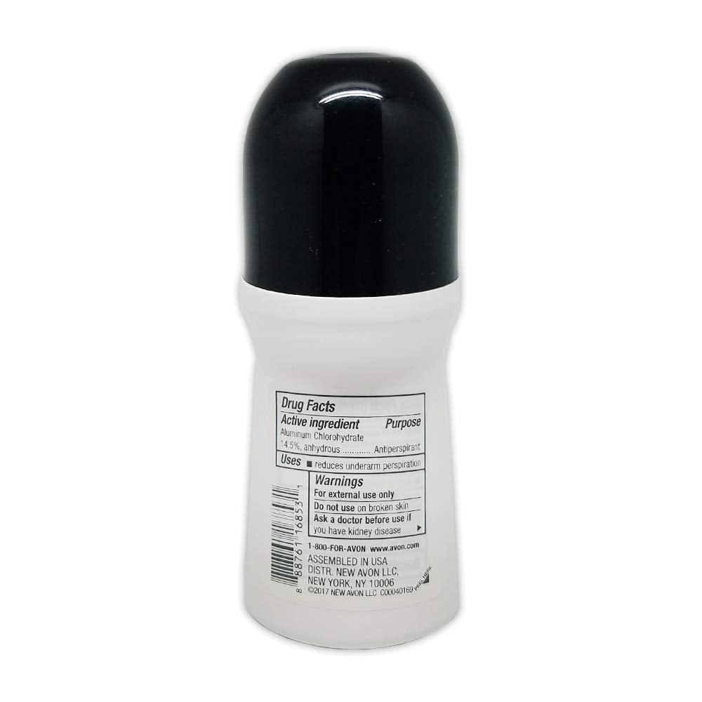 AVON Noir Suède Déodorant Homme, protection jusqu'à 24h