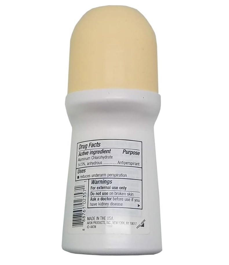 Avon Far Away, emballage roll-on pratique pour la routine.