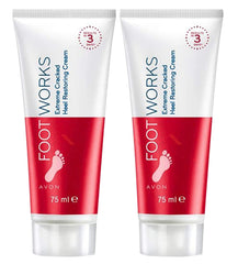AVON Foot Works Crème Talons Fissurés – tube 75 ml pour hydratation ciblée.