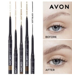 AVON Glimmersticks Définisseur Sourcils brun foncé, application précise pour un look structuré.