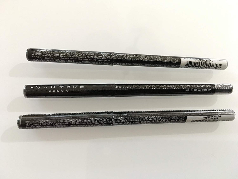 AVON Glimmersticks fini irisé noir, regard lumineux en soirée.