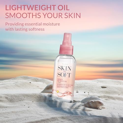AVON SKIN SO SOFT après-douche: hydratation rapide pour peau confortable.