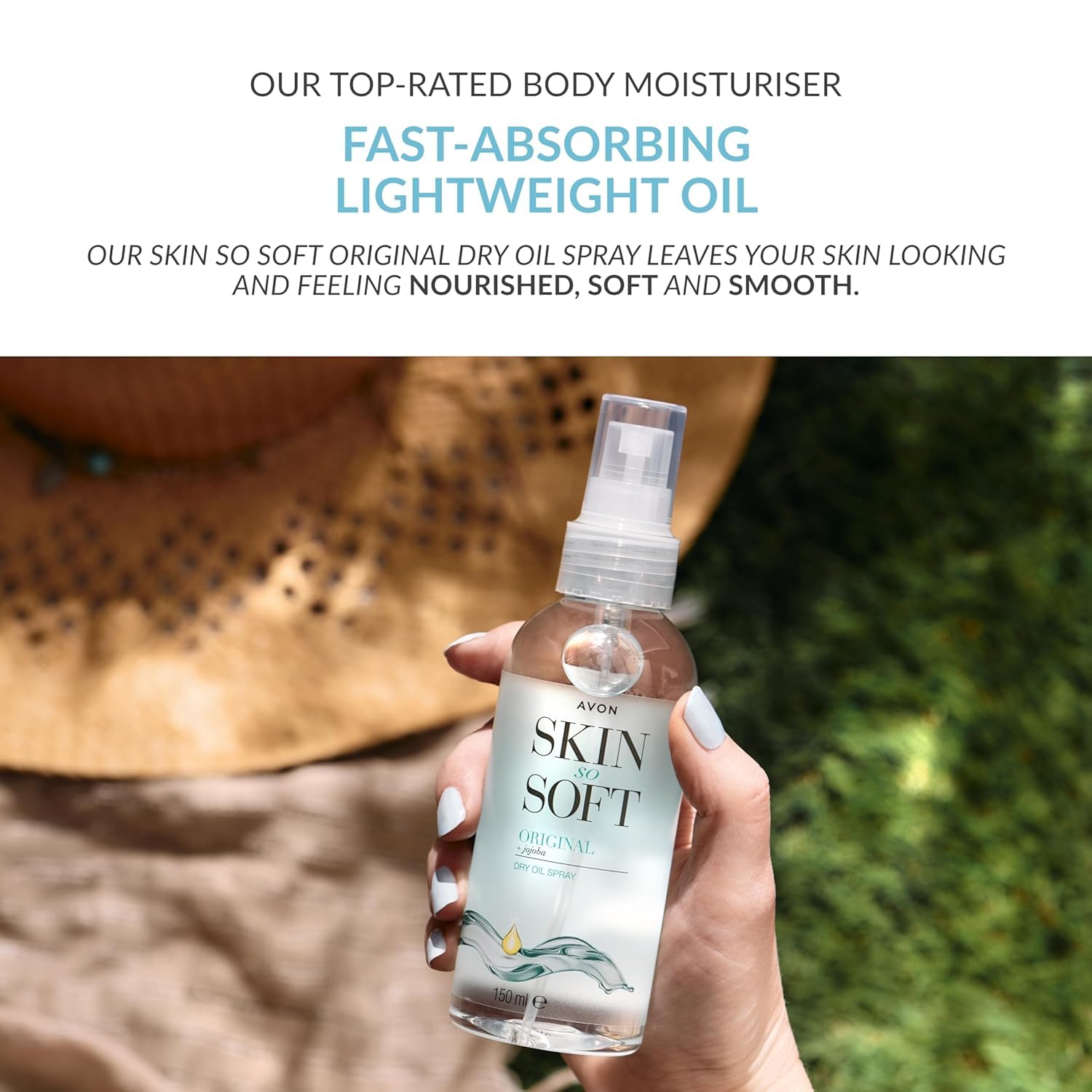 AVON SKIN SO SOFT huile-jojoba nourrissante — soin nourrissant sans fini gras