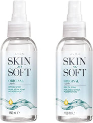 AVON SKIN SO SOFT - bouteille 150ml, hydratation légère et absorption rapide.