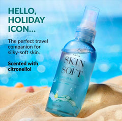 AVON SKIN SO SOFT huile sèche originale, parfum subtil pour une hydratation discrète.