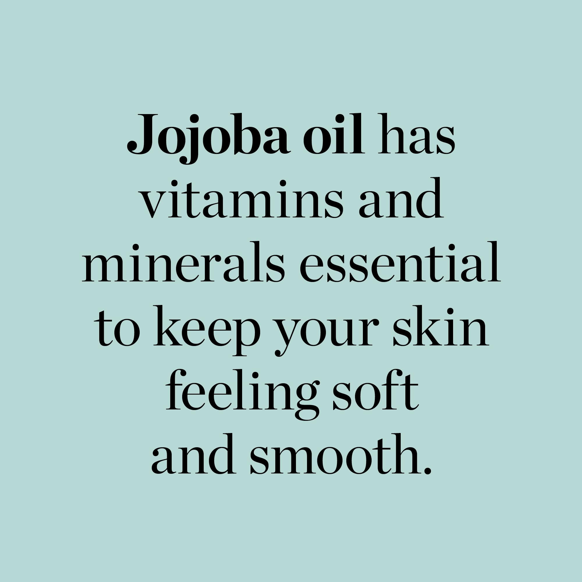 Gel douche nourrissant à l'huile de jojoba pour peau hydratée.