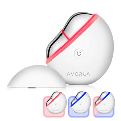 Avorla LED Gua Sha visage avec lumière LED et chaleur pour un soin relaxant