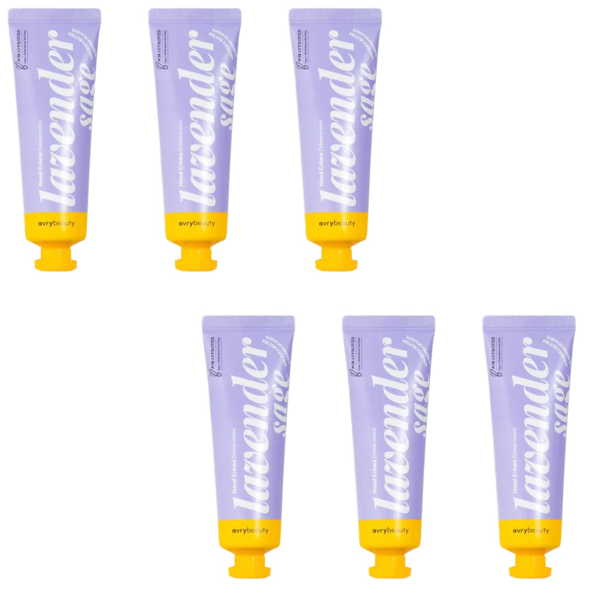AVRYBEAUTY bouteille-lotion-lavande-sauge 44 ml, hydratation légère pour peaux sèches.
