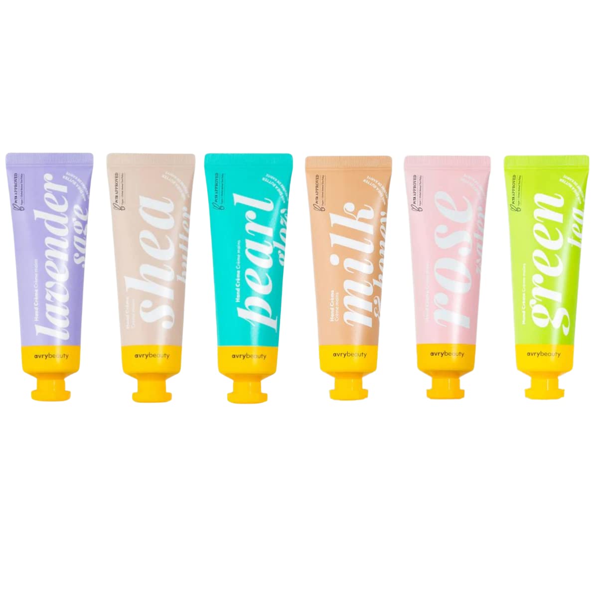 Pack AvryBeauty Lotion karité, six flacons de 1,5 oz, pratique pour le voyage.