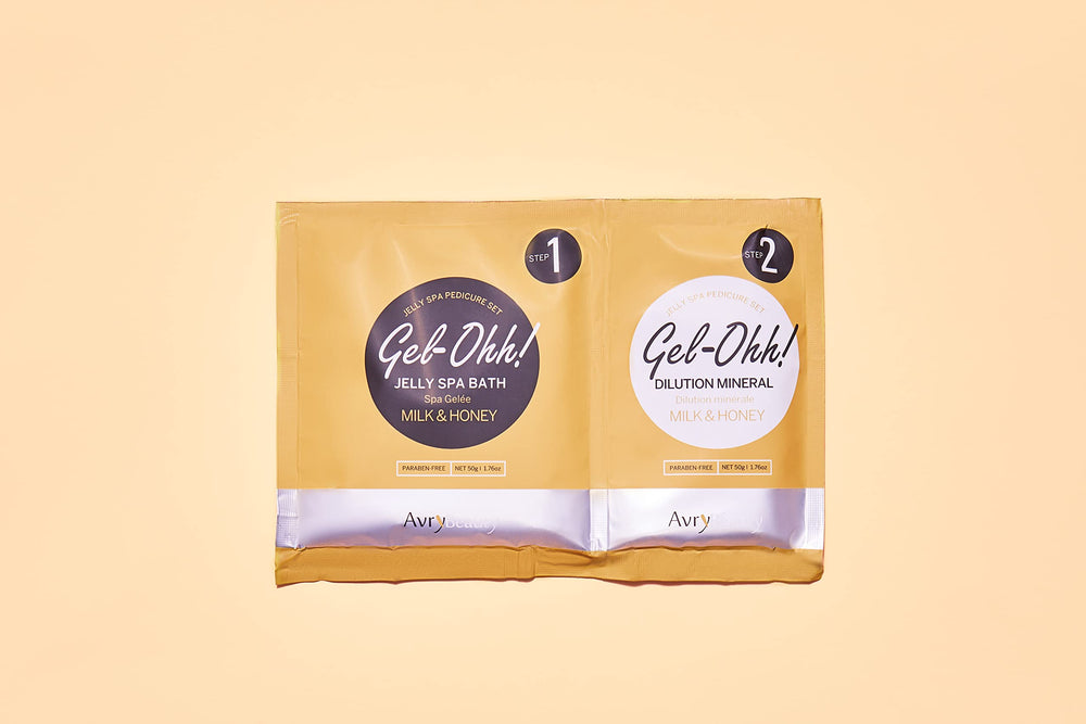 AVRYBEAUTY Soin pieds hydratant en 2 étapes – peau douce et veloutée après le pédicure jelly