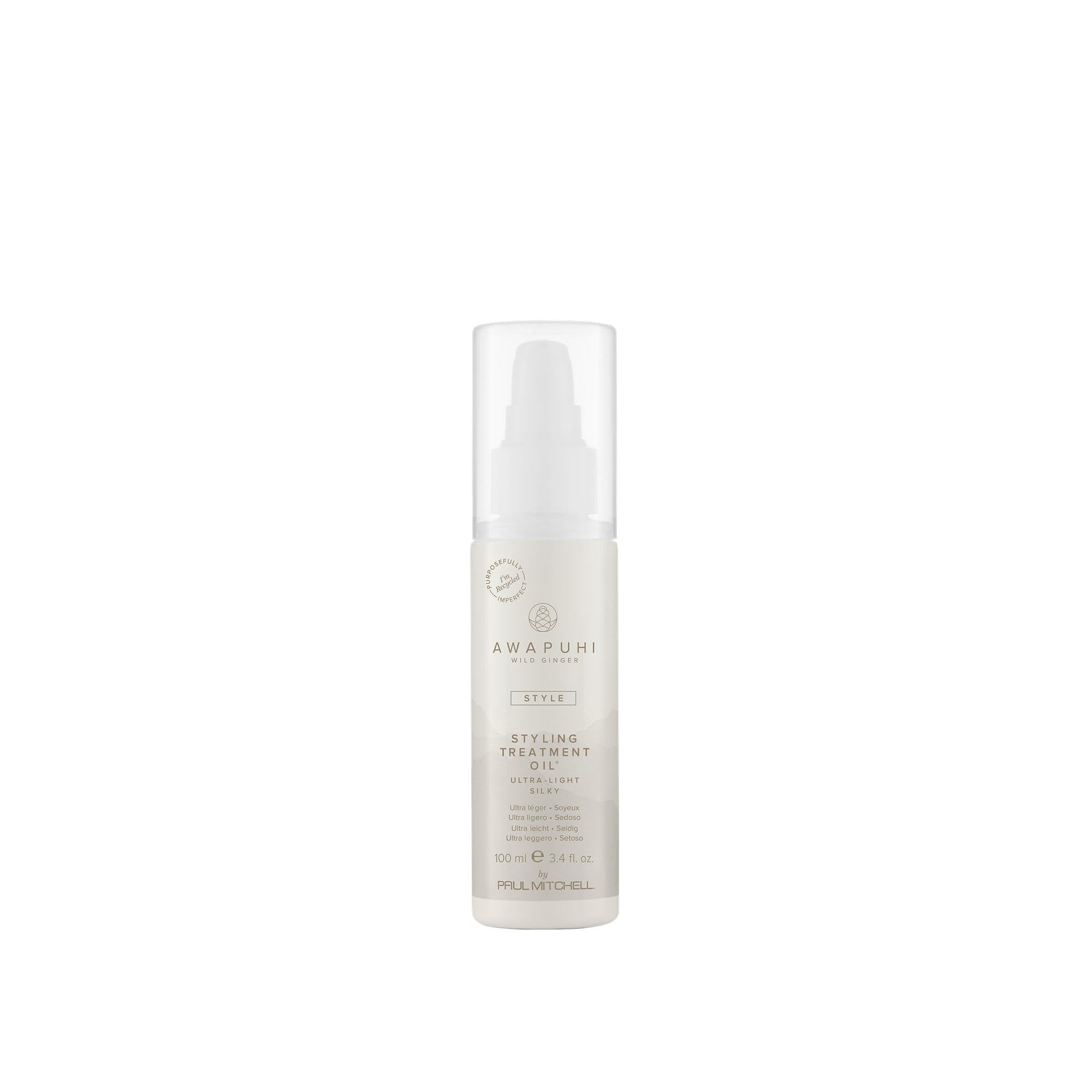 Awapuhi Wild Ginger – bouteille d huile-styling sèche, texture douce et brillance naturelle