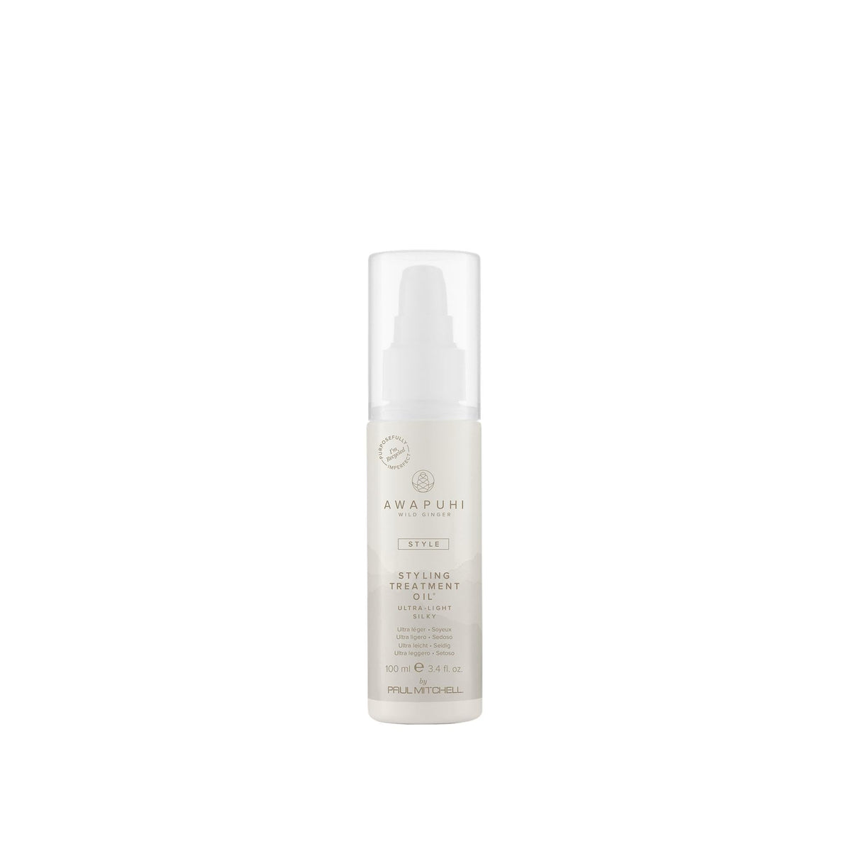 Awapuhi Wild Ginger – bouteille d huile-styling sèche, texture douce et brillance naturelle