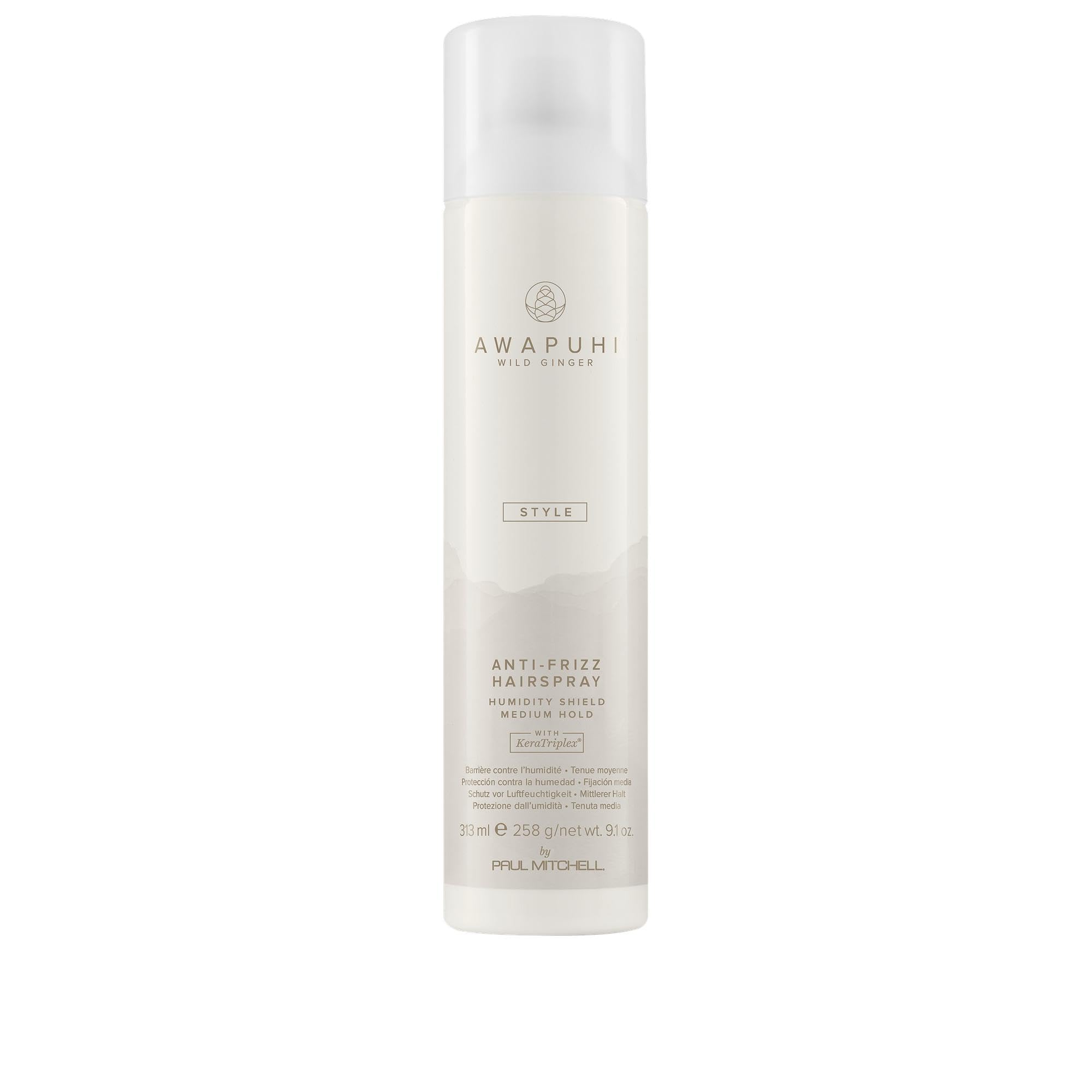 Awapuhi Wild Ginger – bouteille: pulvérisation légère contre les frisottis pour tous types de cheveux
