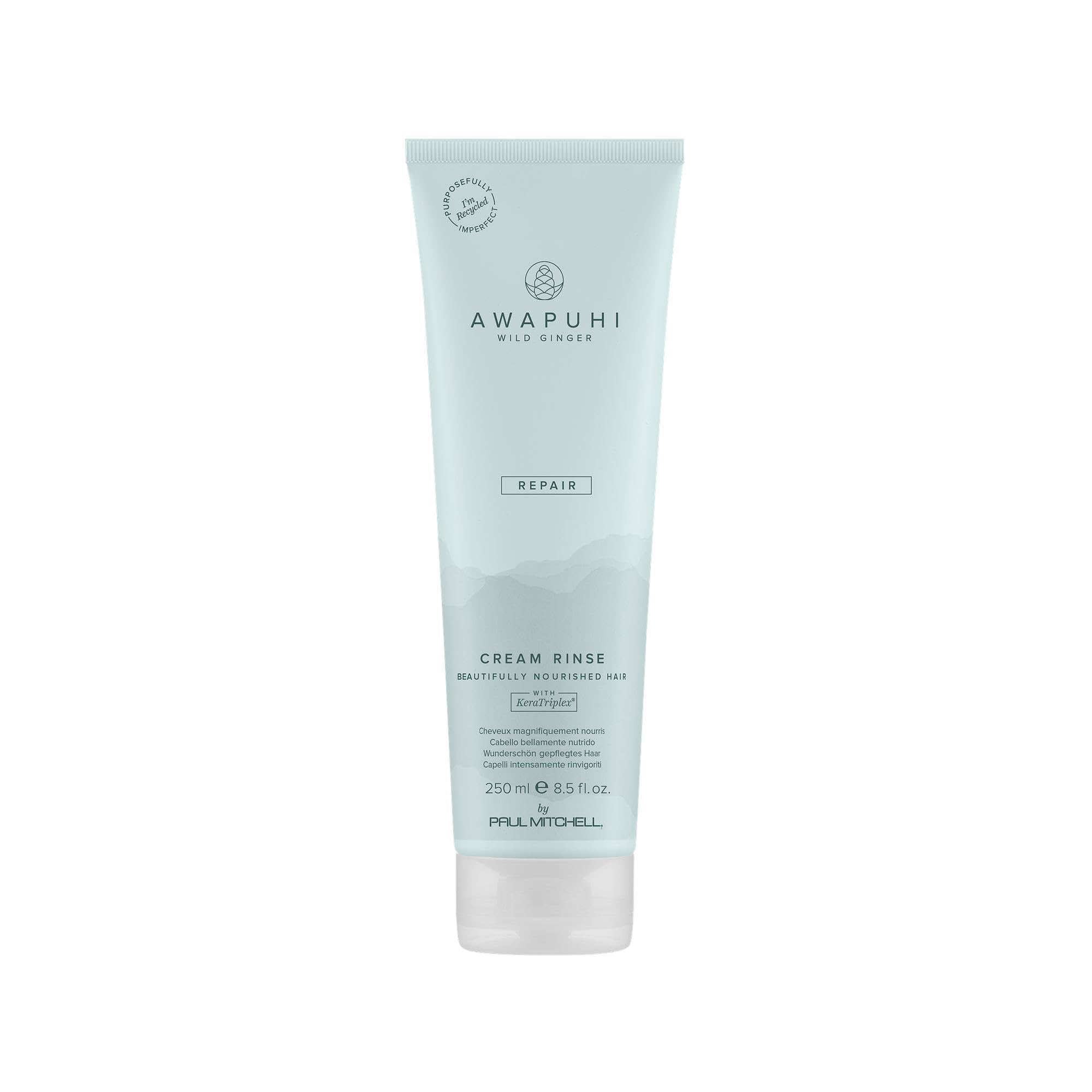 Awapuhi Wild Ginger Crème Rinse – bouteille élégante prête à nourrir les cheveux.