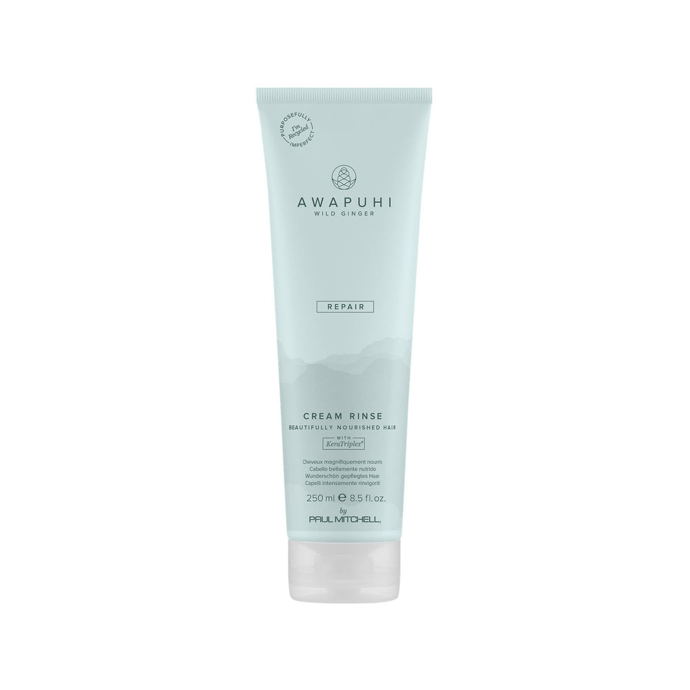 Awapuhi Wild Ginger Crème Rinse – bouteille élégante prête à nourrir les cheveux.