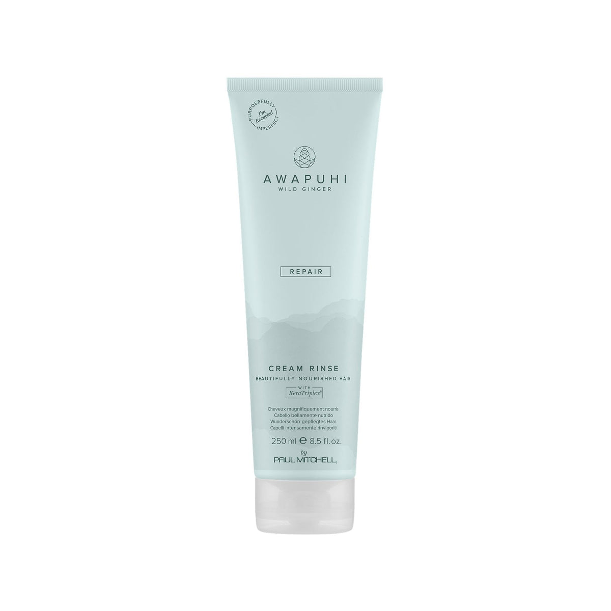 Awapuhi Wild Ginger Crème Rinse – bouteille élégante prête à nourrir les cheveux.