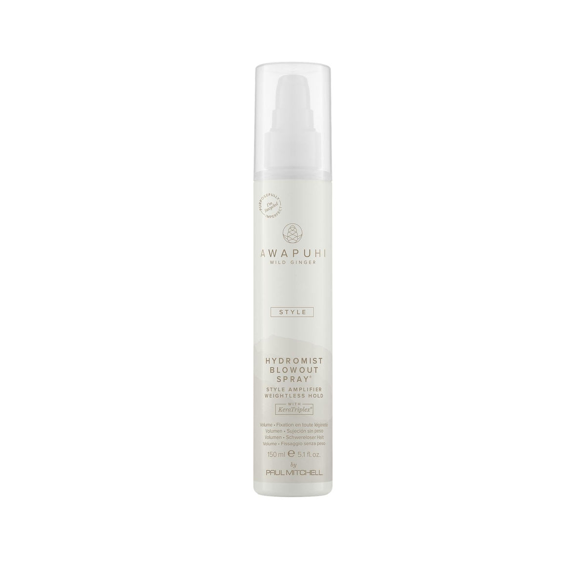 Awapuhi Wild Ginger HydroMist – préparation coiffure pour blowout volumineux et léger