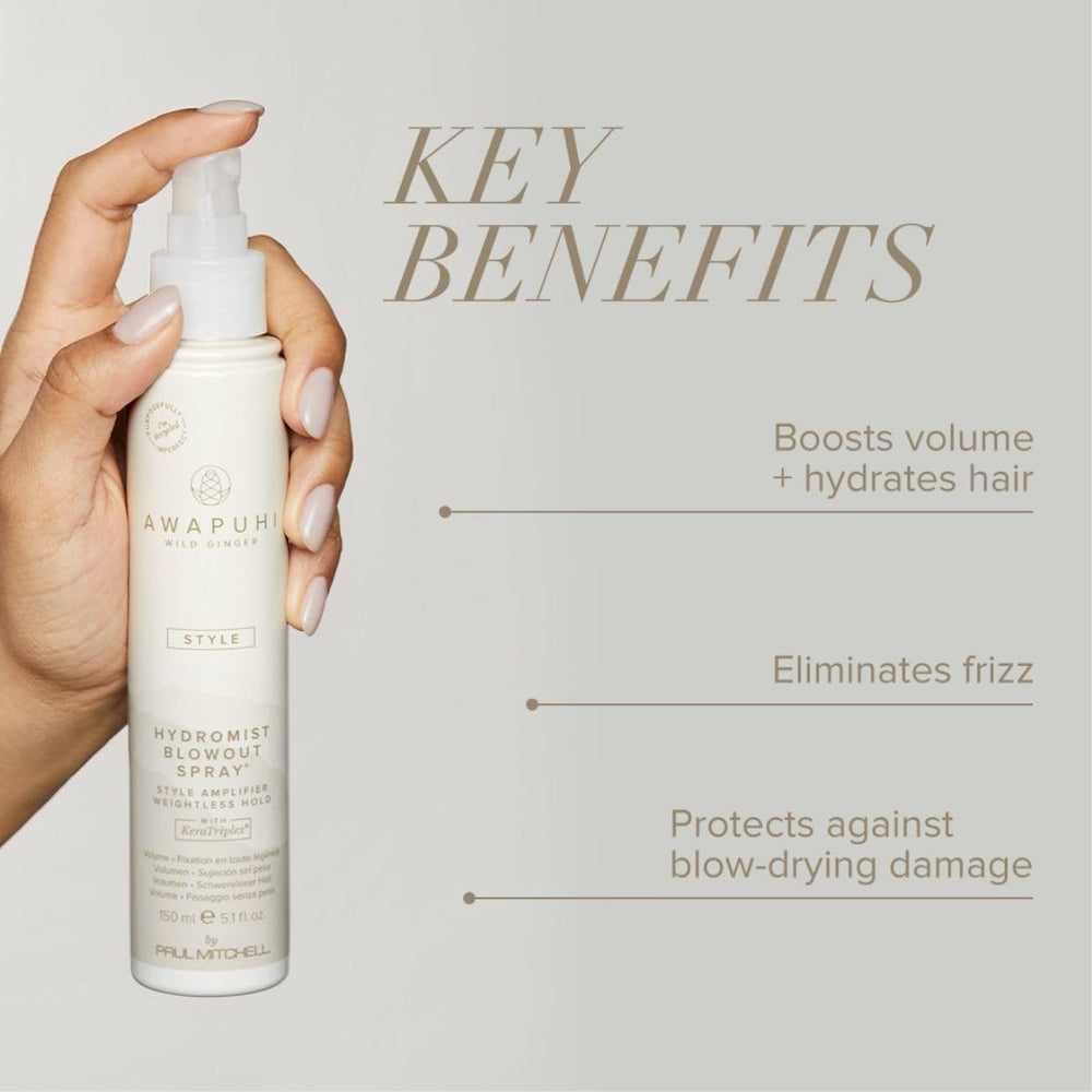 HydroMist Awapuhi Wild Ginger – volume durable sans alourdir les cheveux