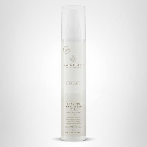 Awapuhi Wild Ginger Styling Oil prêt pour le coiffage — facilite le coiffage et nourrit les cheveux.
