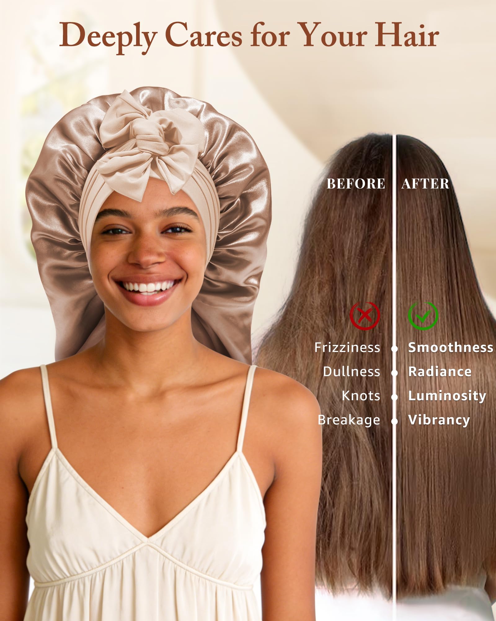AWAYTR bonnet satin compact et facile d entretien pour voyage.
