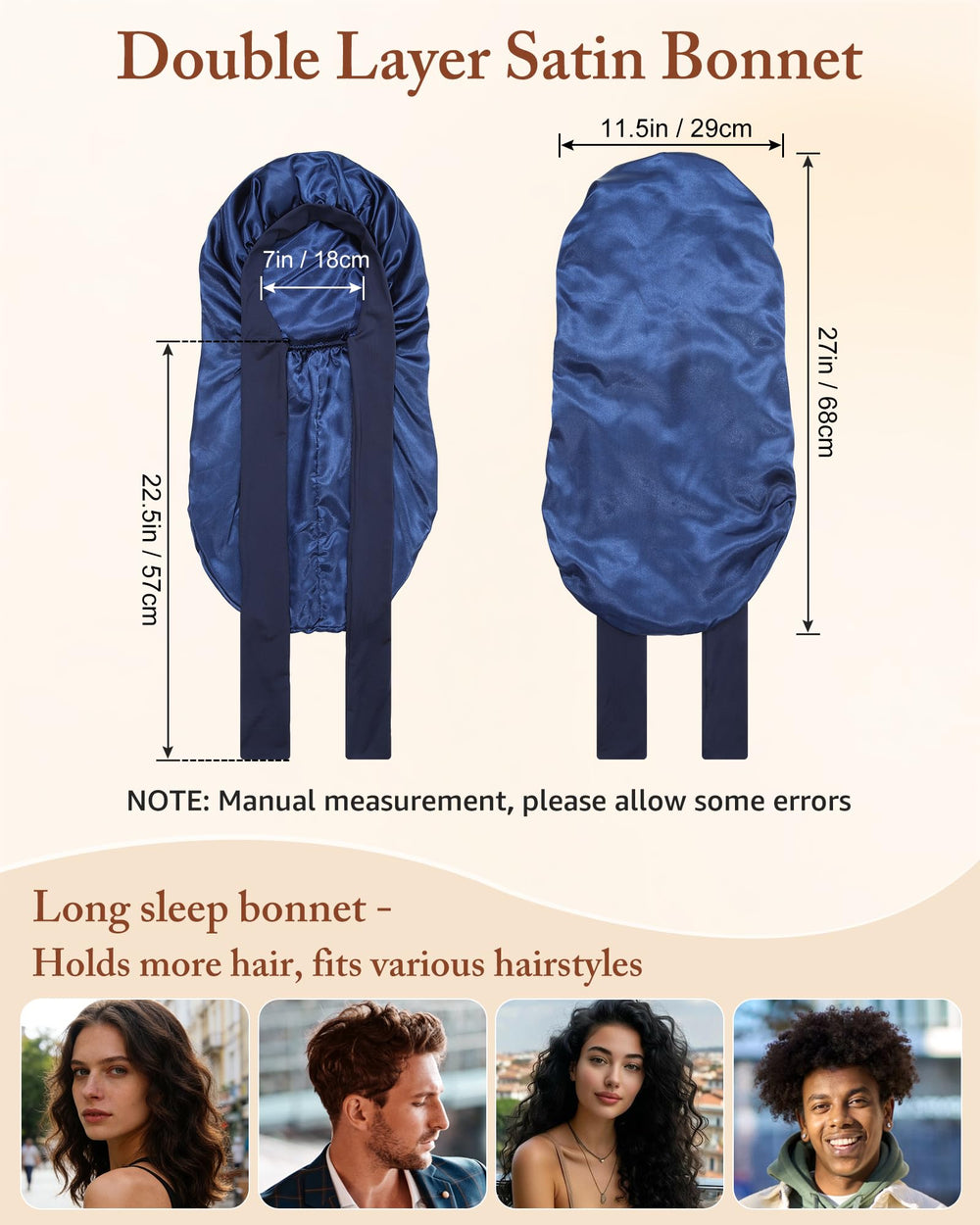 Bonnet AWAYTR satin hydratation-brillance aide à préserver hydratation et brillance.