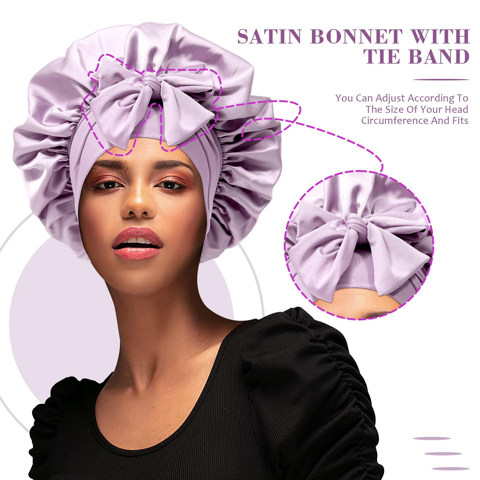 AWAYTR bonnet tissu simple et respirant, parfait pour les nuits d'été.