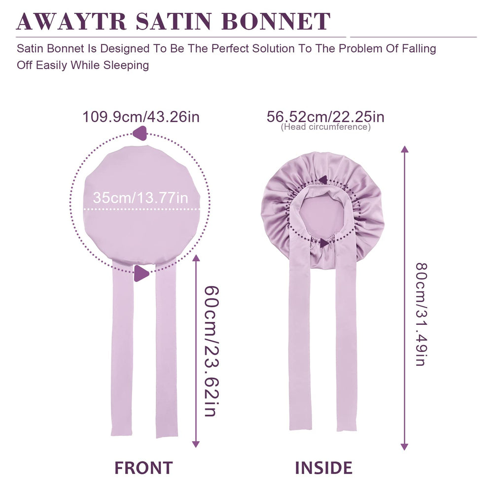 AWAYTR bonnet usage quotidien pratique pour le soin du visage après la douche.