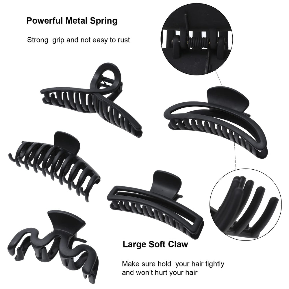 AWAYTR clip cheveux grande taille assure tenue durable même mouvement.