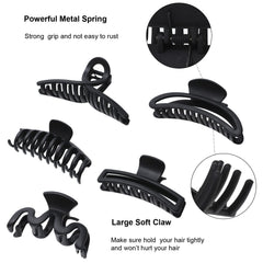 AWAYTR clip cheveux grande taille assure tenue durable même mouvement.
