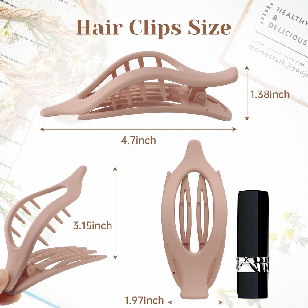 AwayTR pinces cheveux plates rose mat-design leger, style discret et pratique.