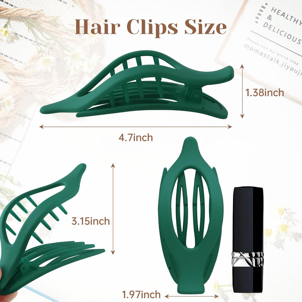 AWAYTR serre-cheveux plat vert matte, matériau durable et tendance