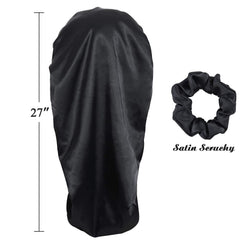 AweFeel bonnet satin longueur 27 pouces idéal pour cheveux mi-longs