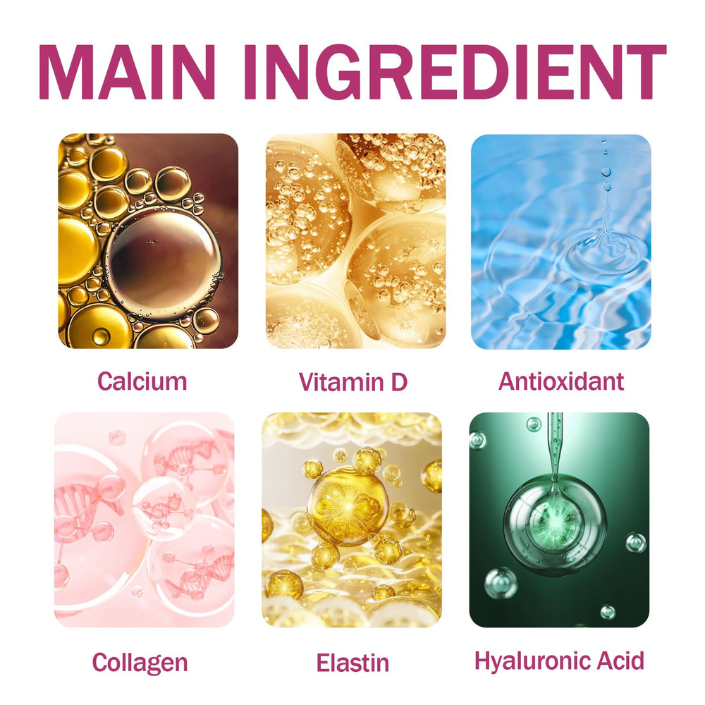 Awjsde Baume Calcium Multi pour les lèvres, douceur protectrice.