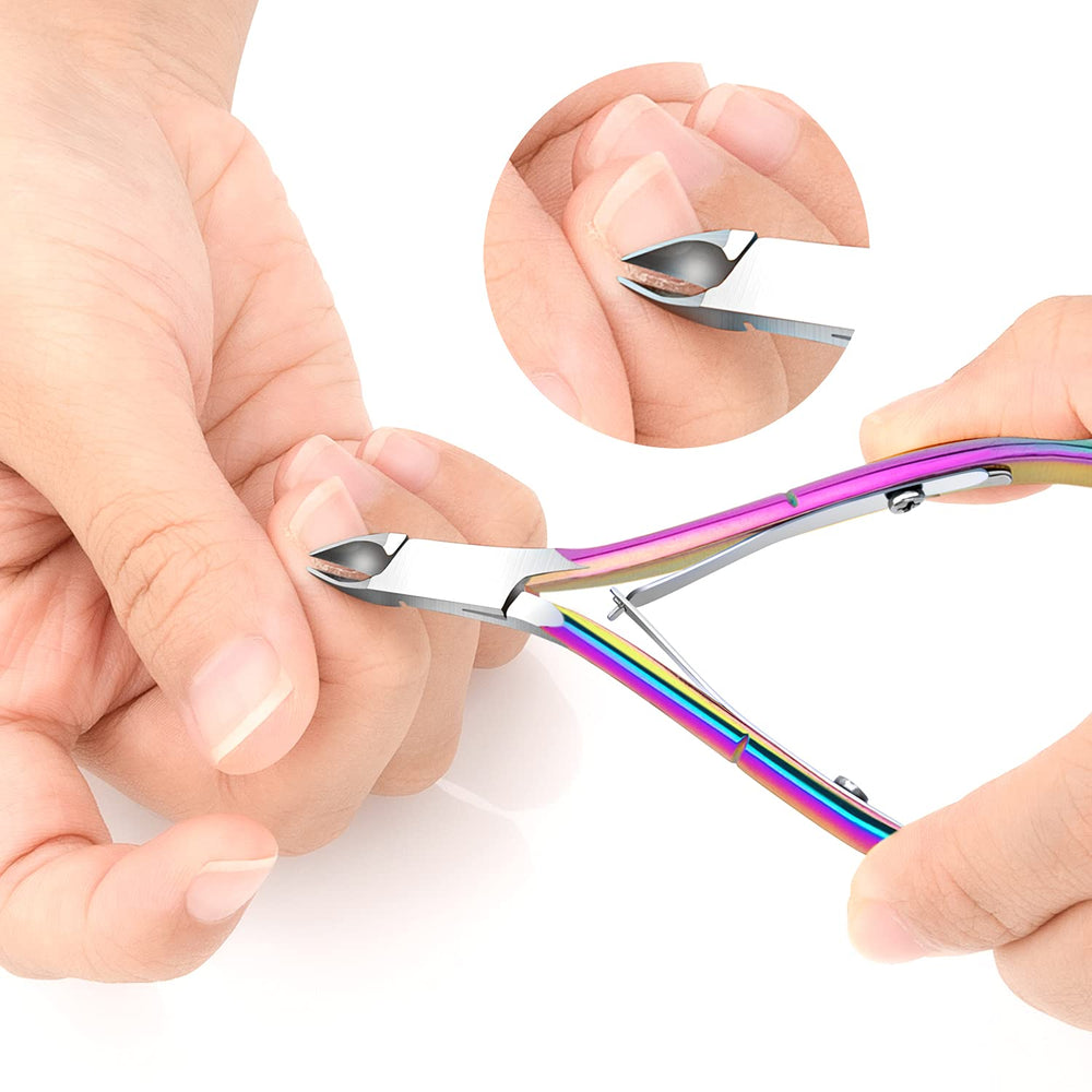Awpeye nettoyage alcool cuticule arc-en-ciel, désinfection facilitée.