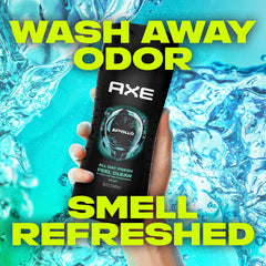AXE 3-en-1 Black, bouteille boisée pour fraîcheur durable