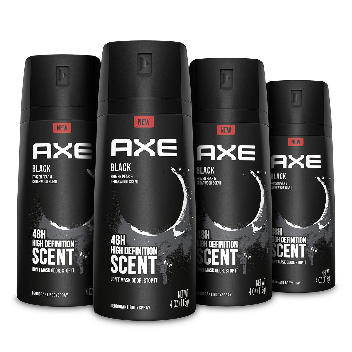 AXE Black – bouteille spray déodorant homme, fraîcheur discrète et durable.