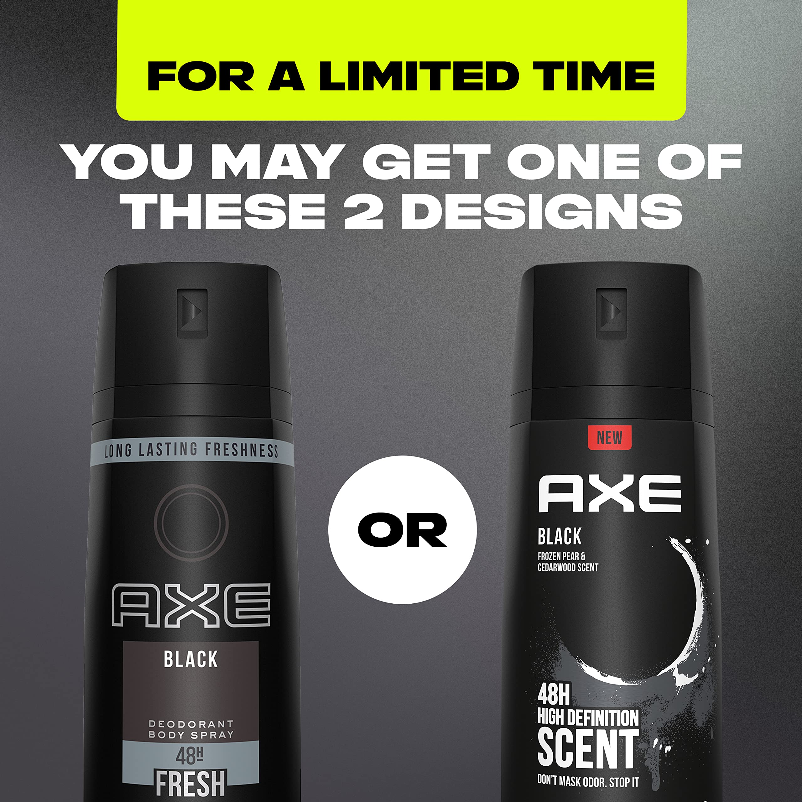 AXE Black – emballage recyclable, choix plus responsable.