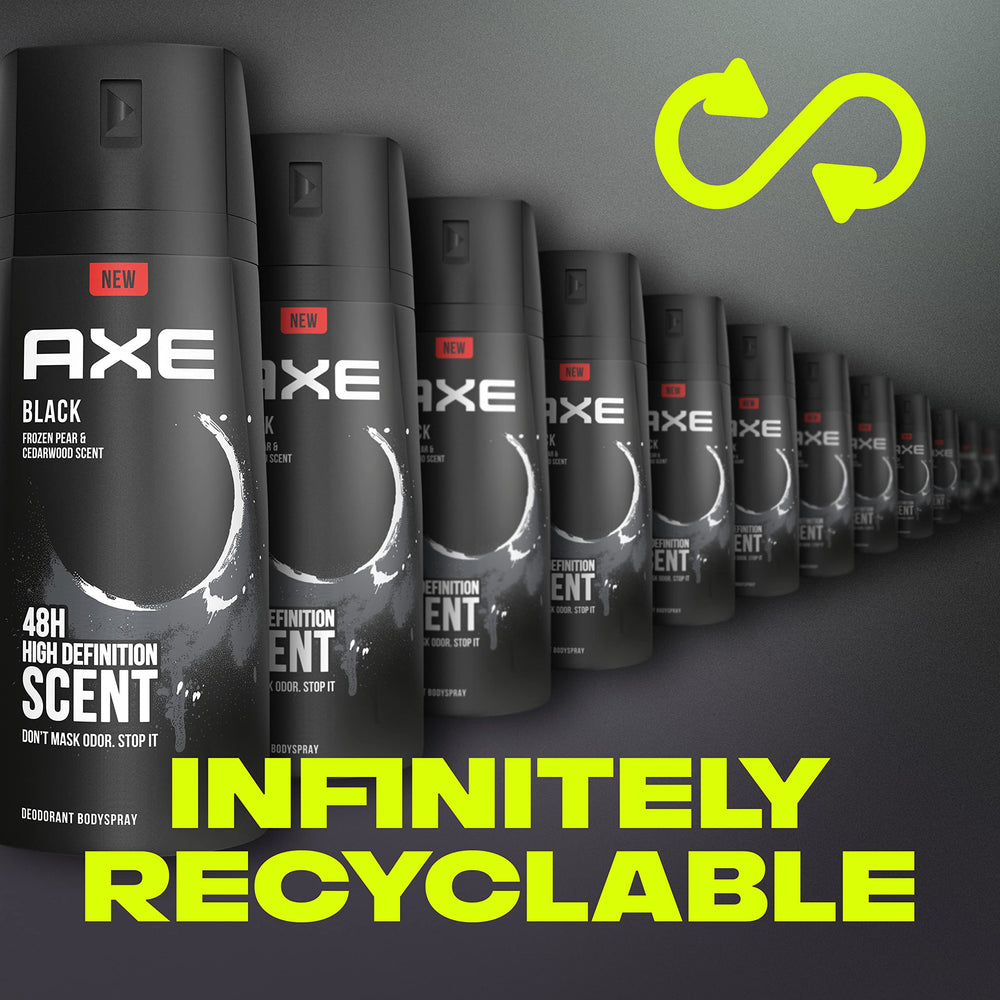 AXE Black – parfum poire et cèdre, sensation agréable.