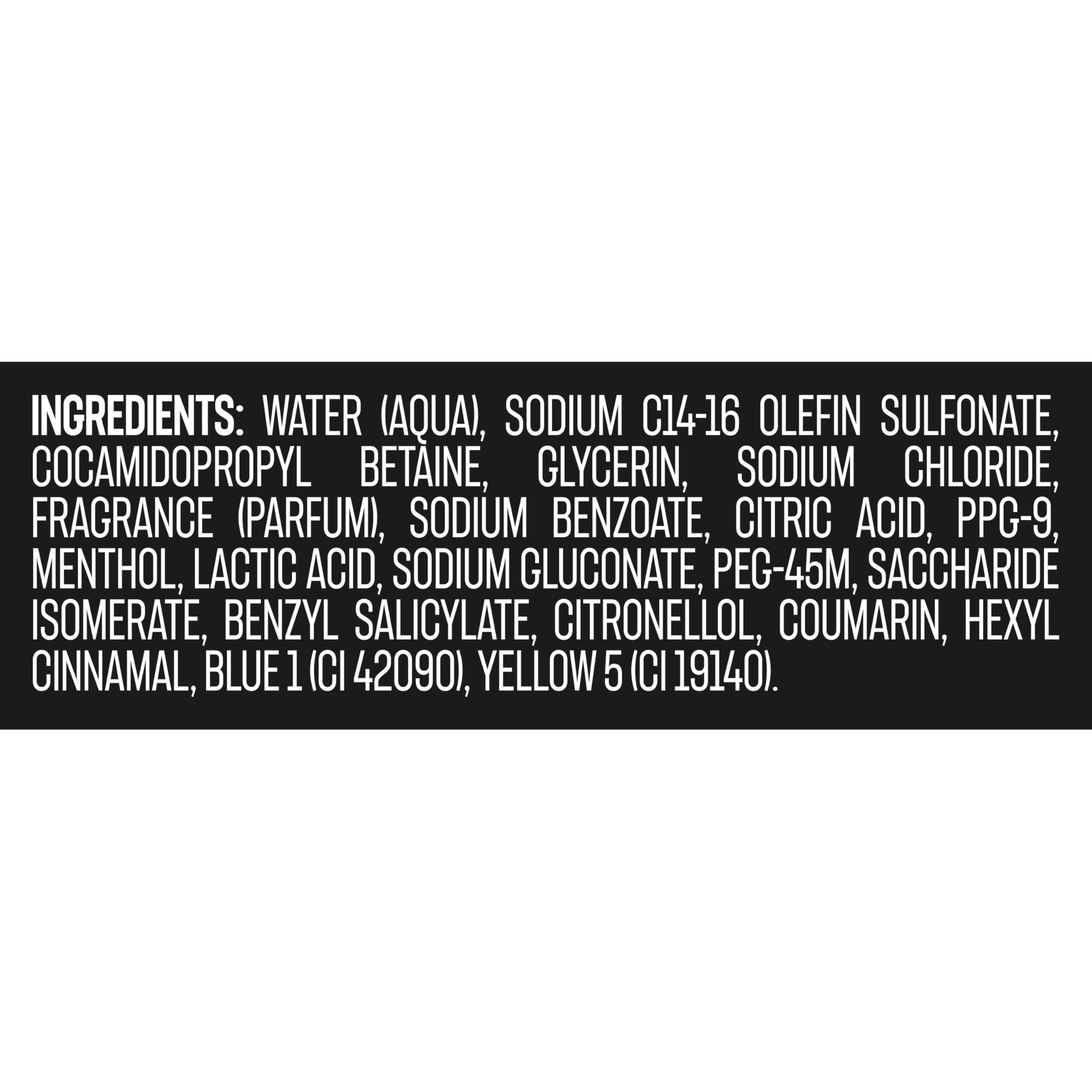 AXE Cool Ocean: produit testé dermatologiquement sans parabènes pour la paix cutanée