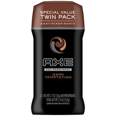 AXE Dark Temptation: application du déodorant en bâton sans traces.