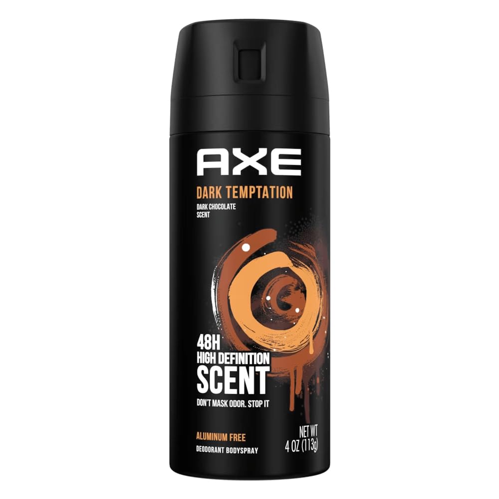 AXE Dark Temptation flacon pulvérisateur, usage quotidien attendu pour une sensation fraîche et durable