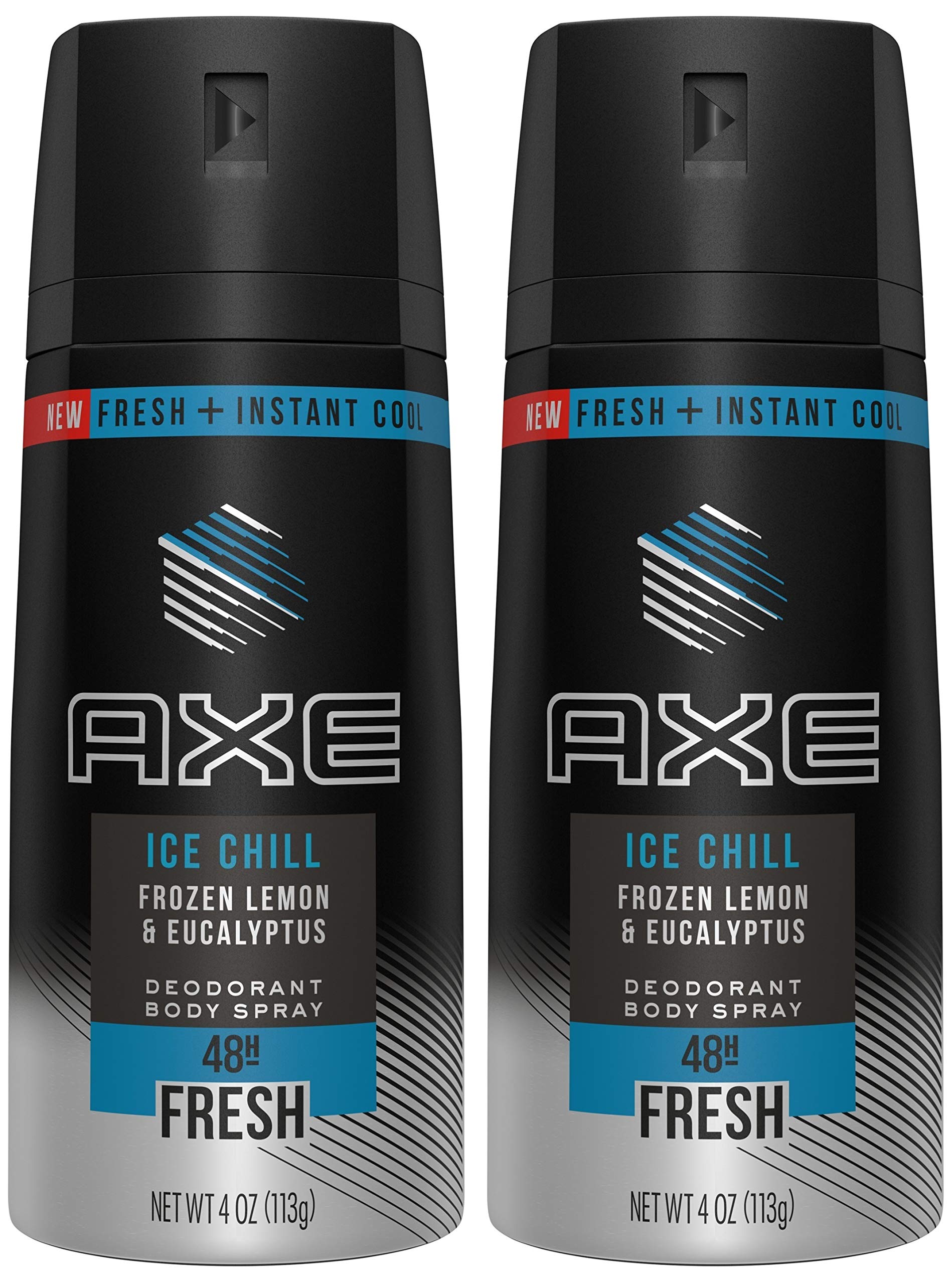 Axe Ice Chill déodorant en pulvérisateur — flacon frais et prêt à l'emploi.