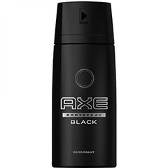 AXE déodorant spray noir, flacon 150 ml, offre une fraîcheur tout au long de la journée.