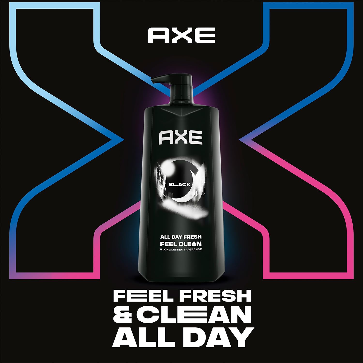 AXE DOUCHE HOMME NOIR – senteur poire et cèdre, parfum frais et masculin.