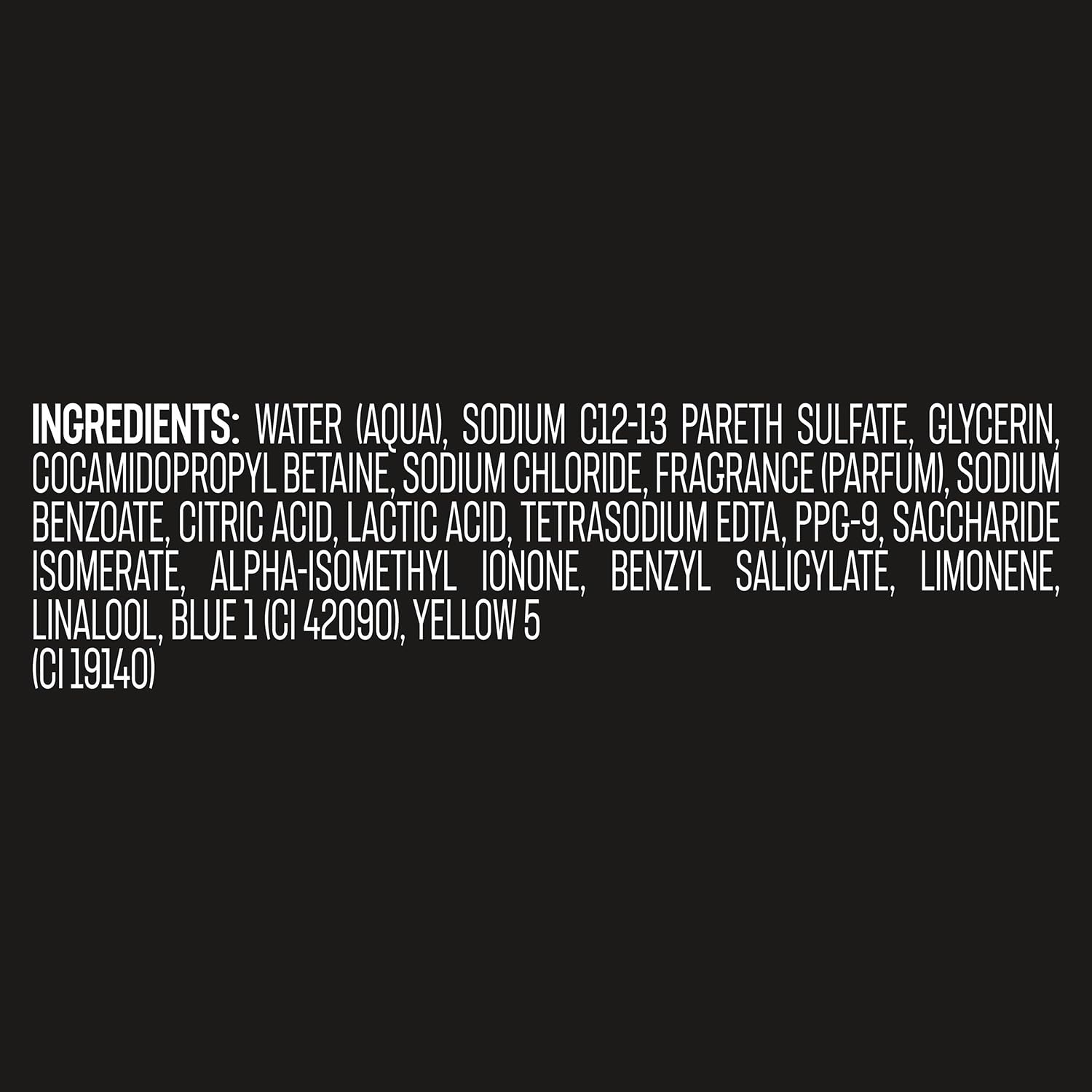 AXE DOUCHE HOMME NOIR – convient à la douche quotidienne et après l’effort.