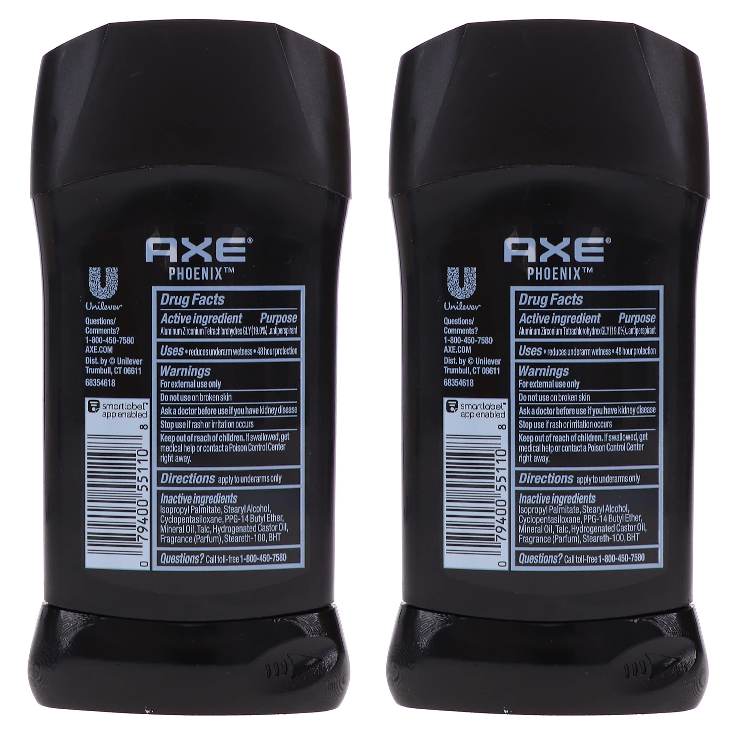 AXE Phoenix: parfum frais et fruité mis en avant.