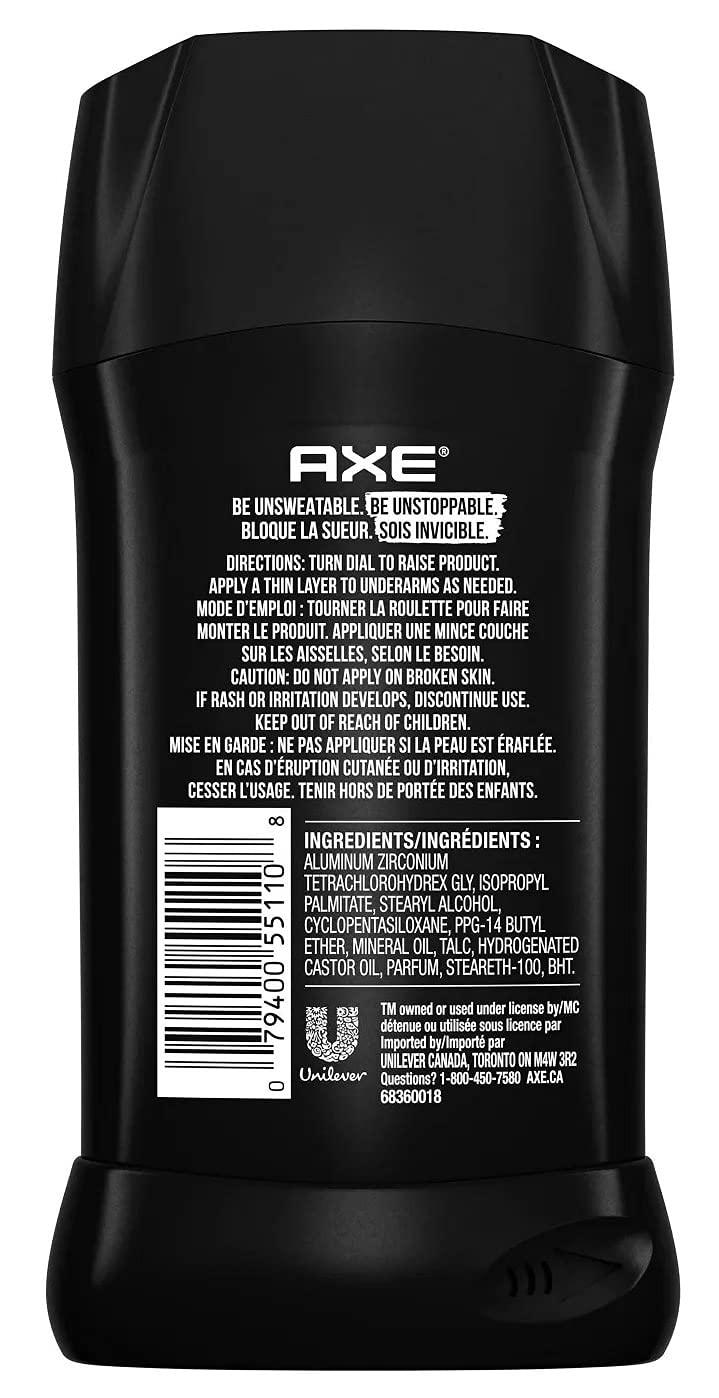 Pack de 3 AXE Dry Phoenix, déodorant pratique pour maison et déplacements.